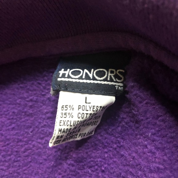 VTG Honors Eggplant / Violet Sweater - Picture 5 of 5